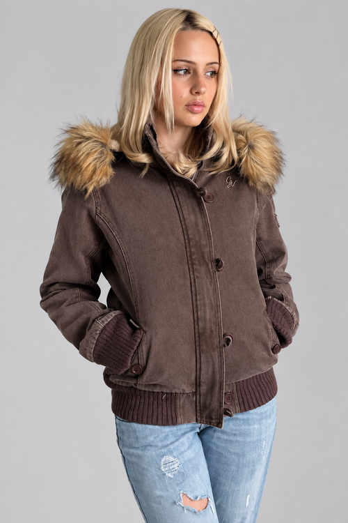 Y2K Downtown Girl Baumwolljacke